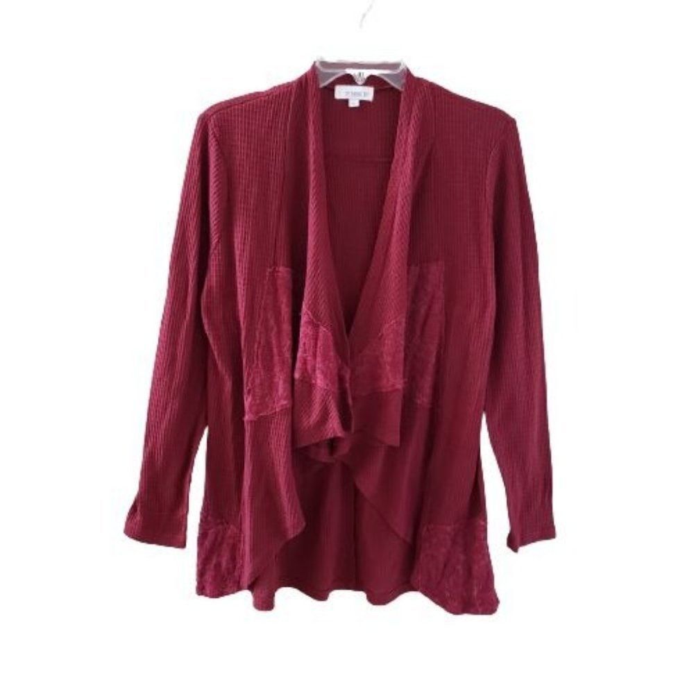Symmetry marron open sweater large